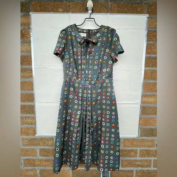 Maison common silk midi dress size 38/6 - Picture 2 of 13